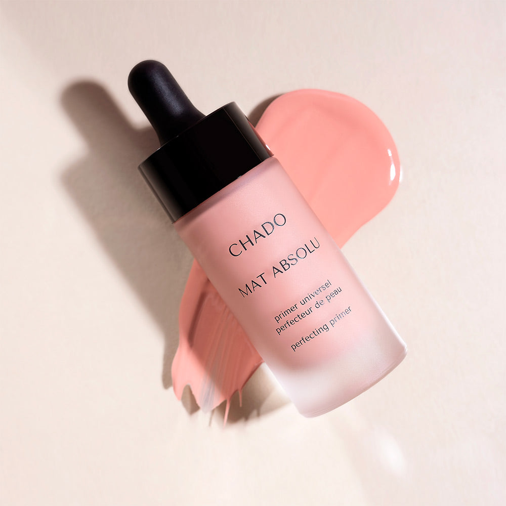 Primer Mat Absolu liquid primer texture and bottle, lightweight mattifying primer for poreless skin