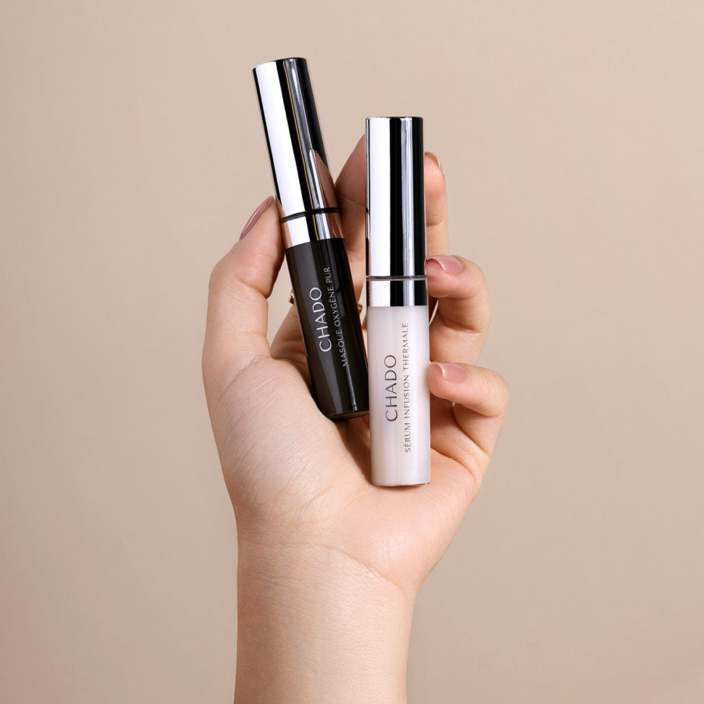 قناع ومصل الحواجب والرموش Le Soin Duo SPA من CHADO Cosmetics للعناية الفاخرة بالحواجب في الإمارات العربية المتحدة